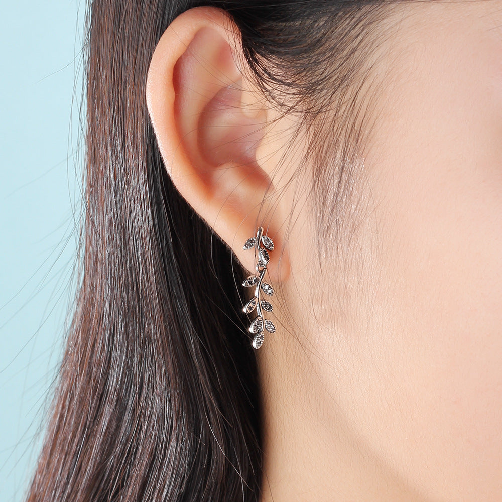 Sage Leaf Earrings