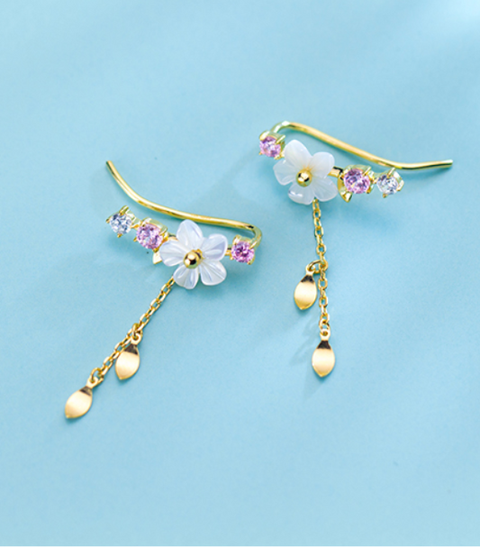 Flora Shell Earrings