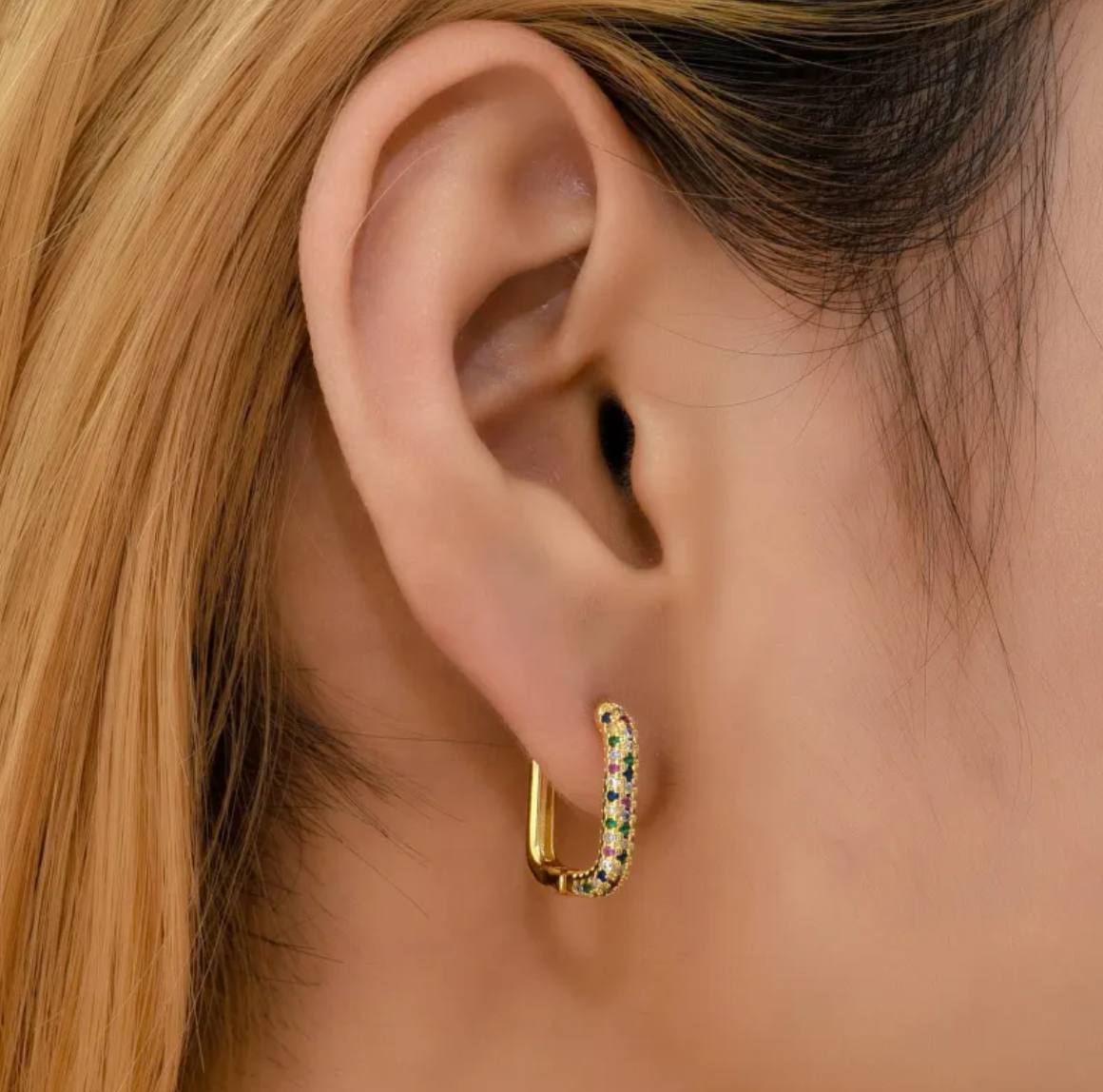 Luxe Link Hoop Earrings