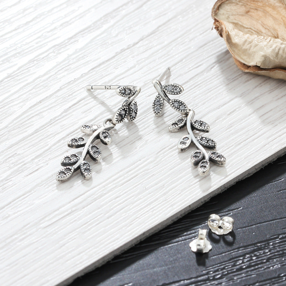 Sage Leaf Earrings