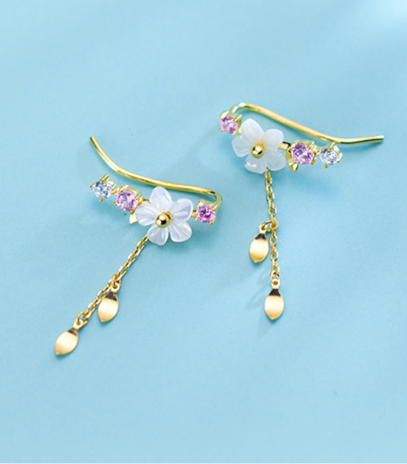 Flora Shell Earrings
