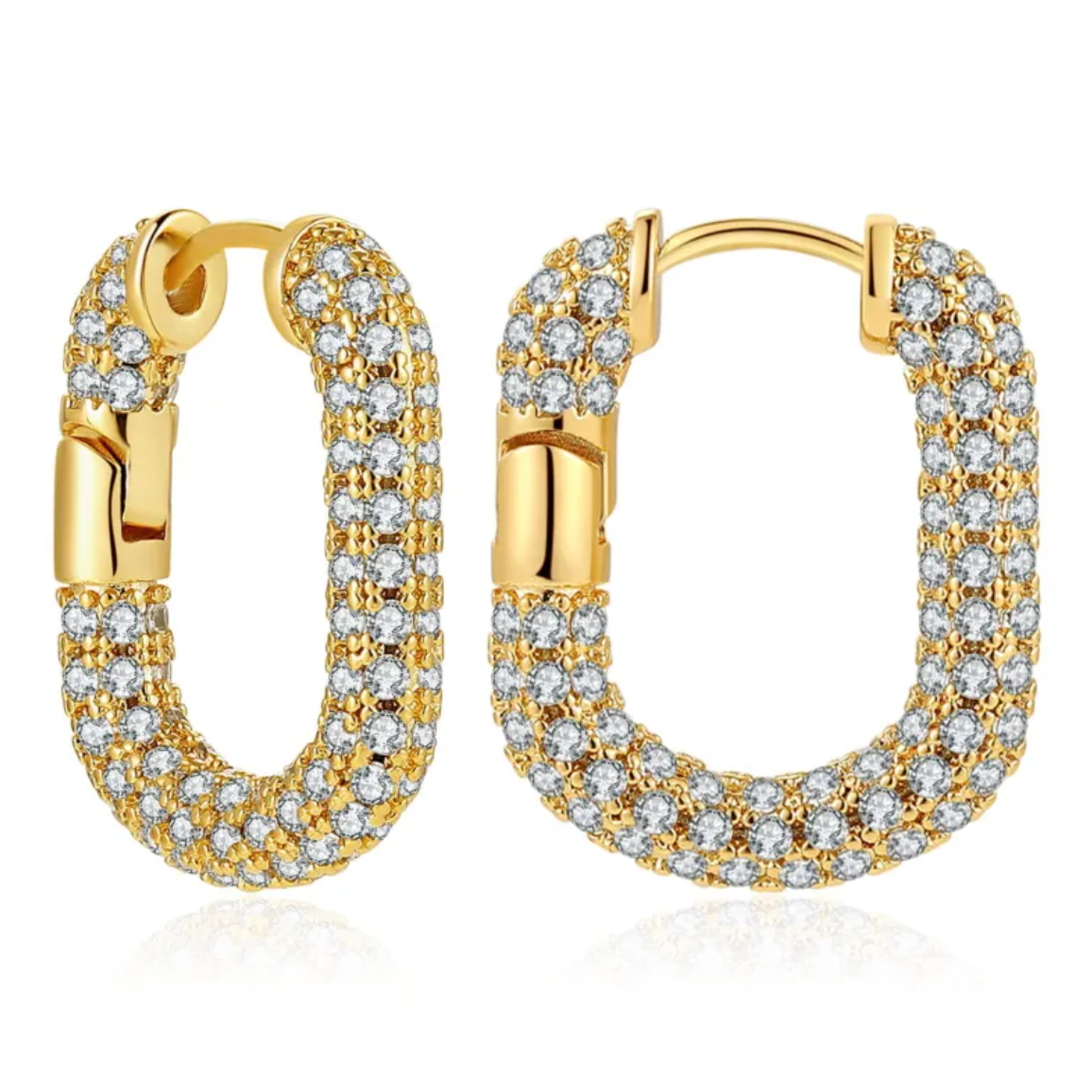 Luxe Link Hoop Earrings