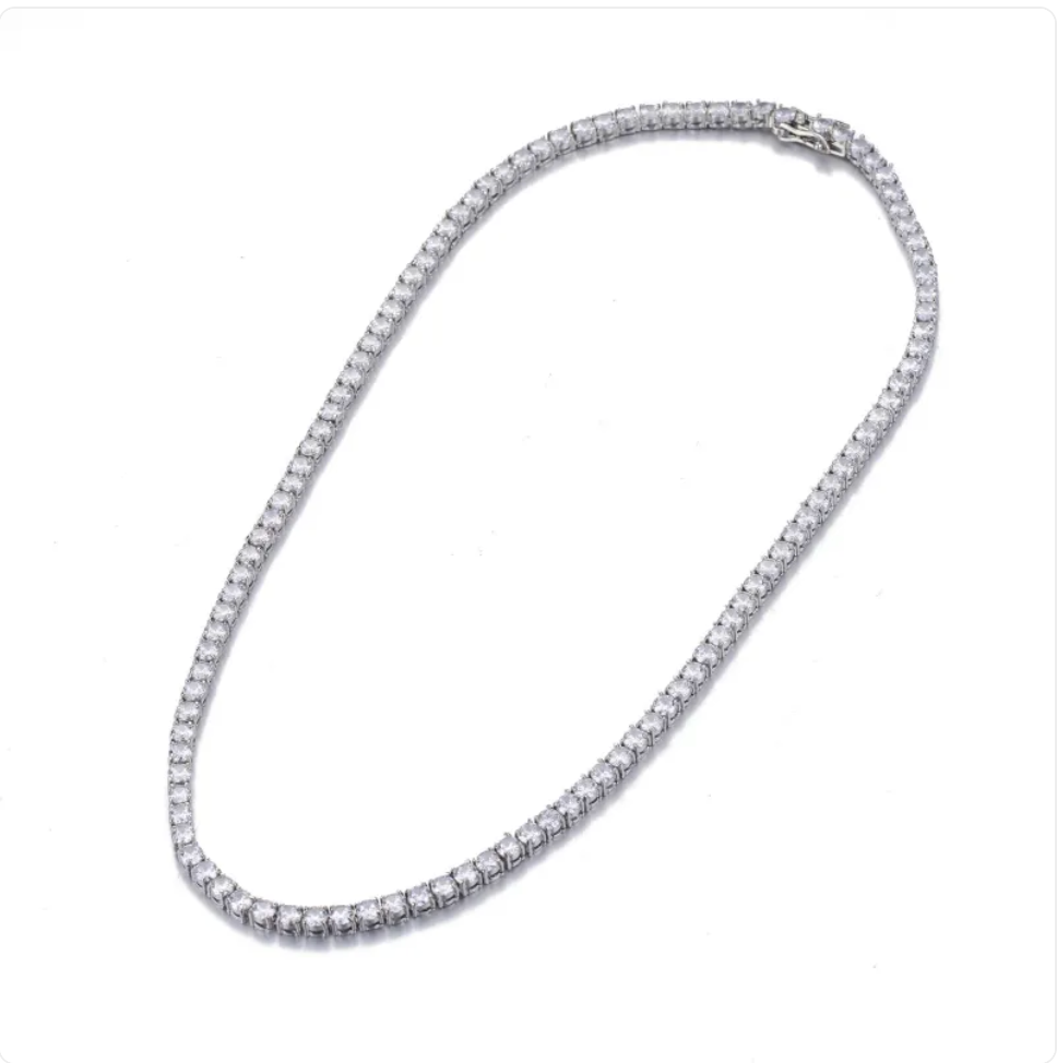 Rosa Pink Cuban Necklace
