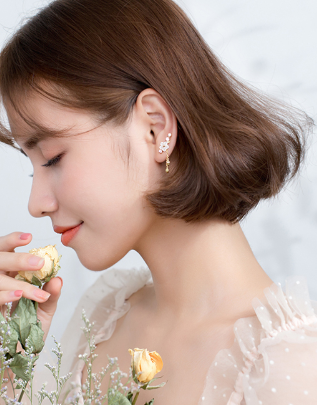 Flora Shell Earrings