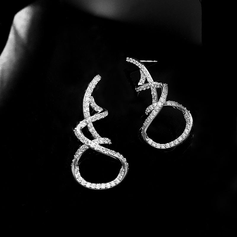 Vega Spiral Earrings