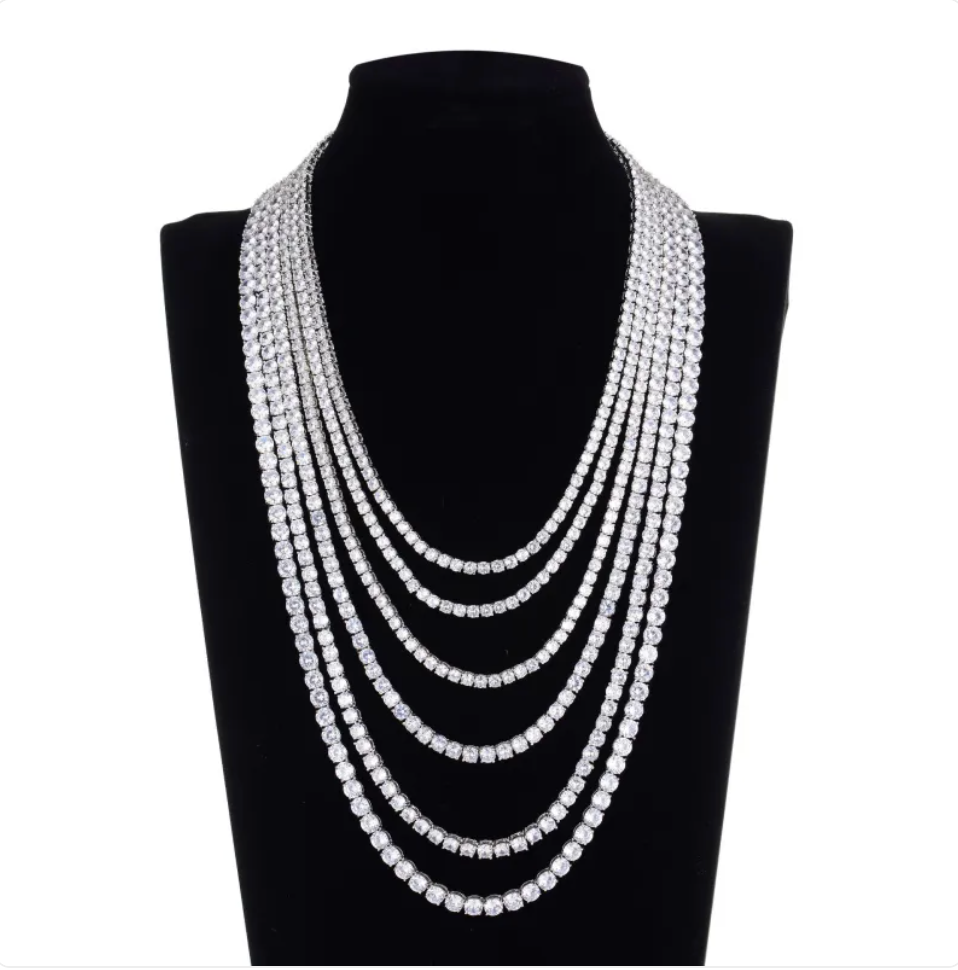 Rosa Pink Cuban Necklace