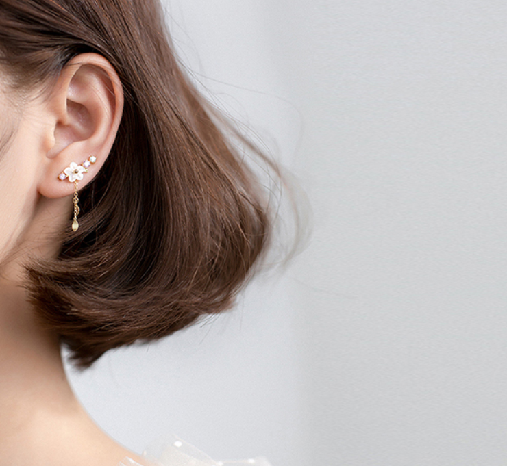 Flora Shell Earrings