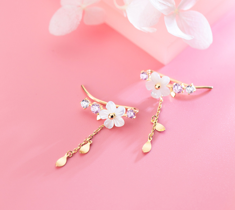 Flora Shell Earrings