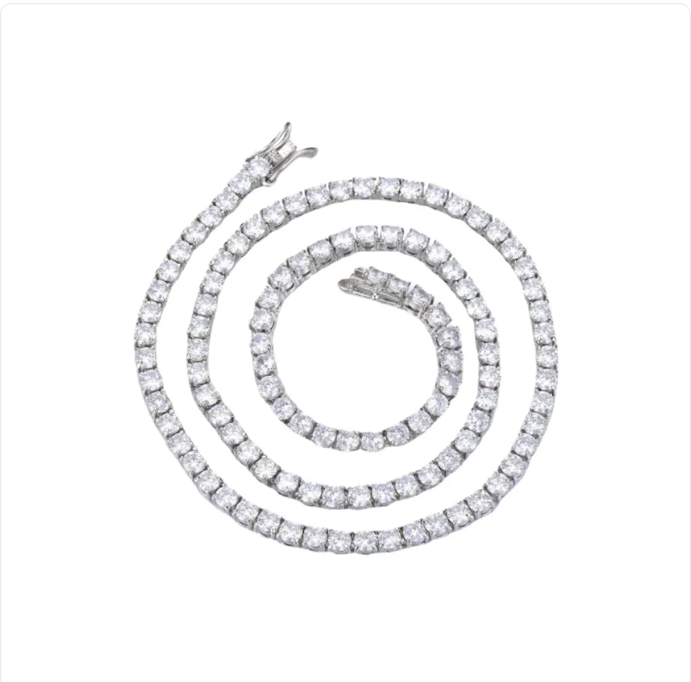 Rosa Pink Cuban Necklace