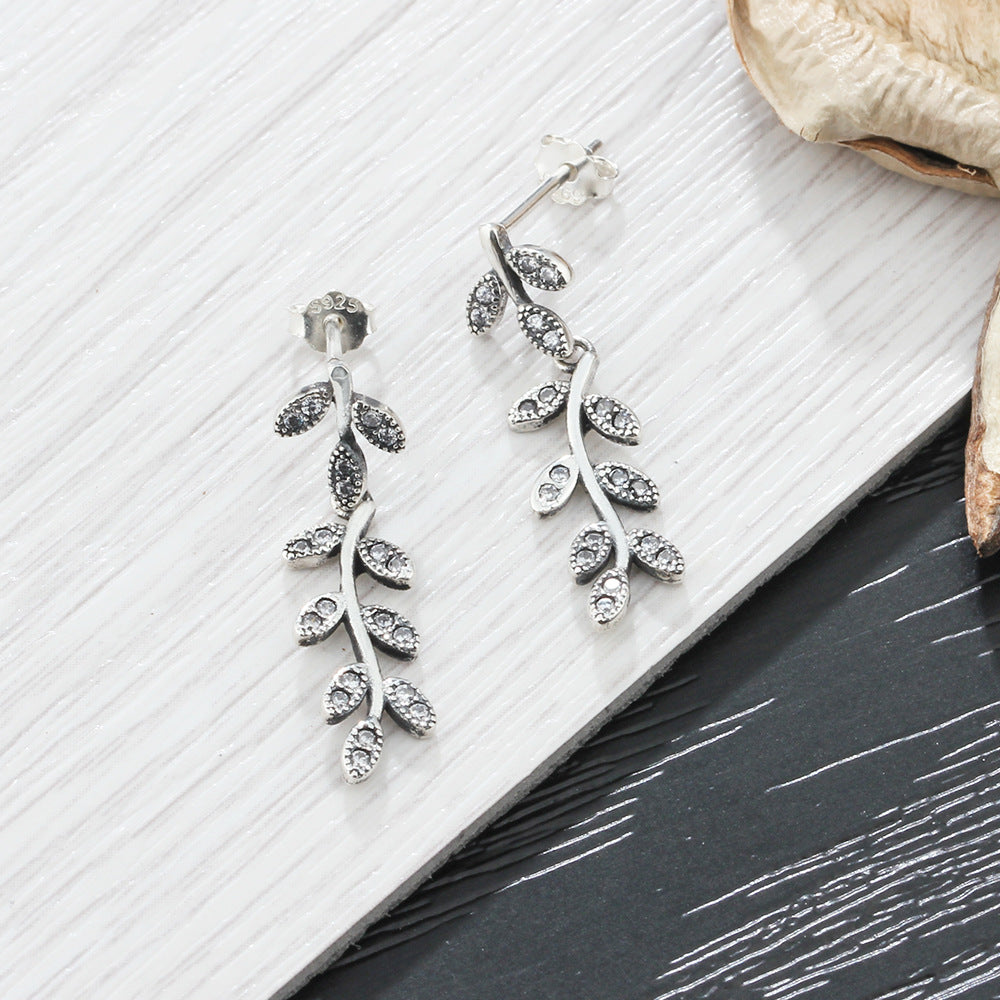 Sage Leaf Earrings